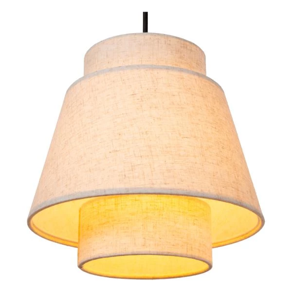 Lucide TRIBUTE - Hanglamp - 3xE27 - Beige - detail 1